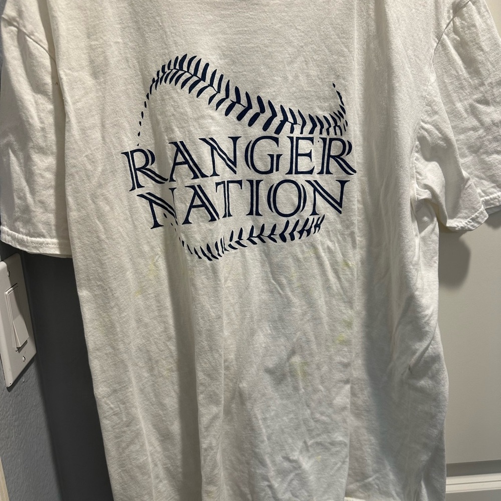 Ranger baseball shirt